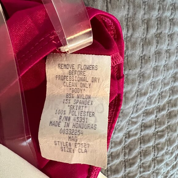 Curtain Call Child Large Style #E7527 Fuschia and White Dance Costume - Picture 9 of 9